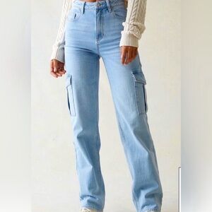 PacSun Light Blue Straight Leg Jeans
